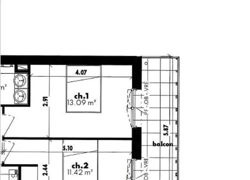 Flat Rue de la Patrie in Lorient
