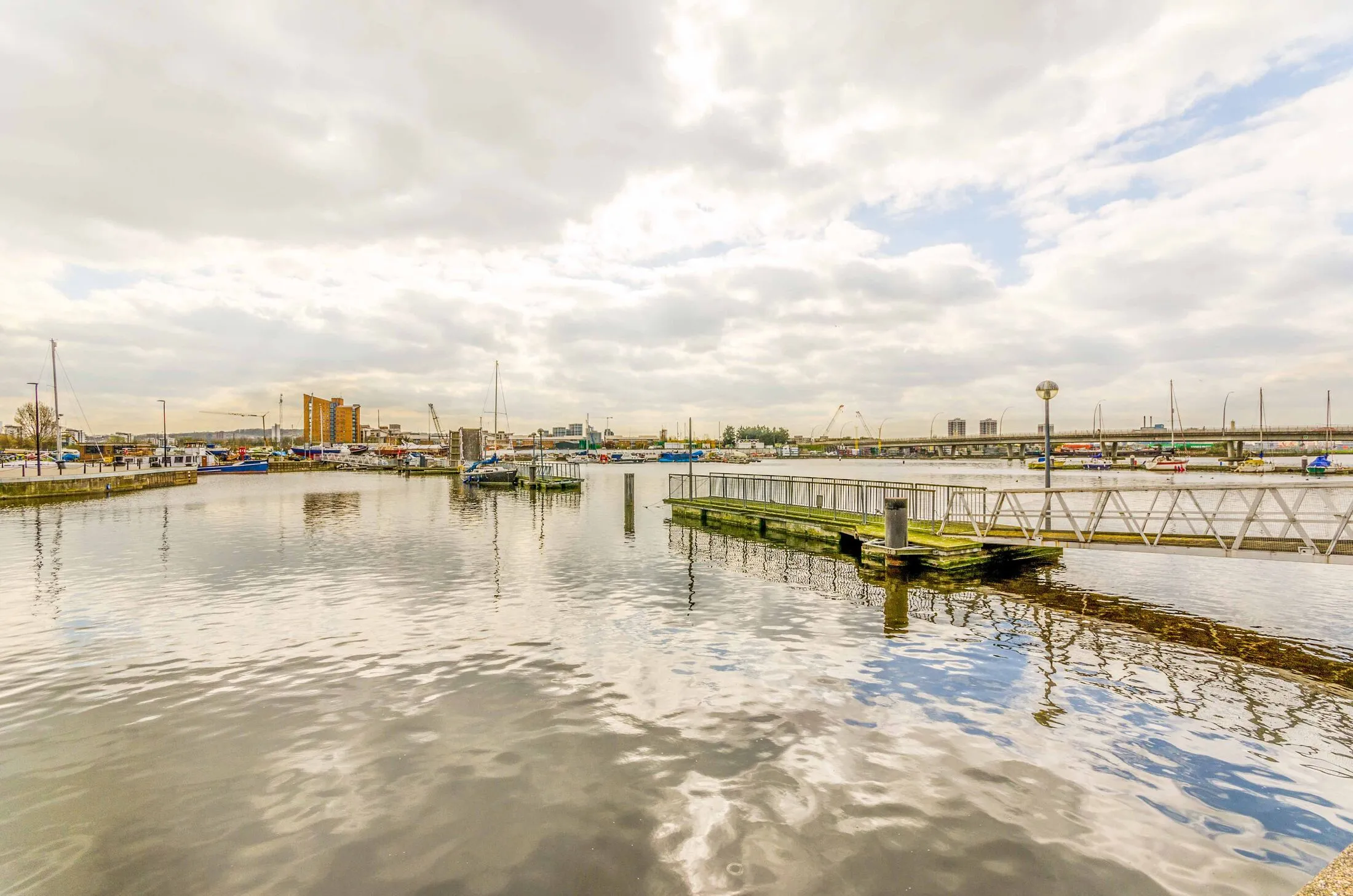 Flat Albert Basin Way in Greater London