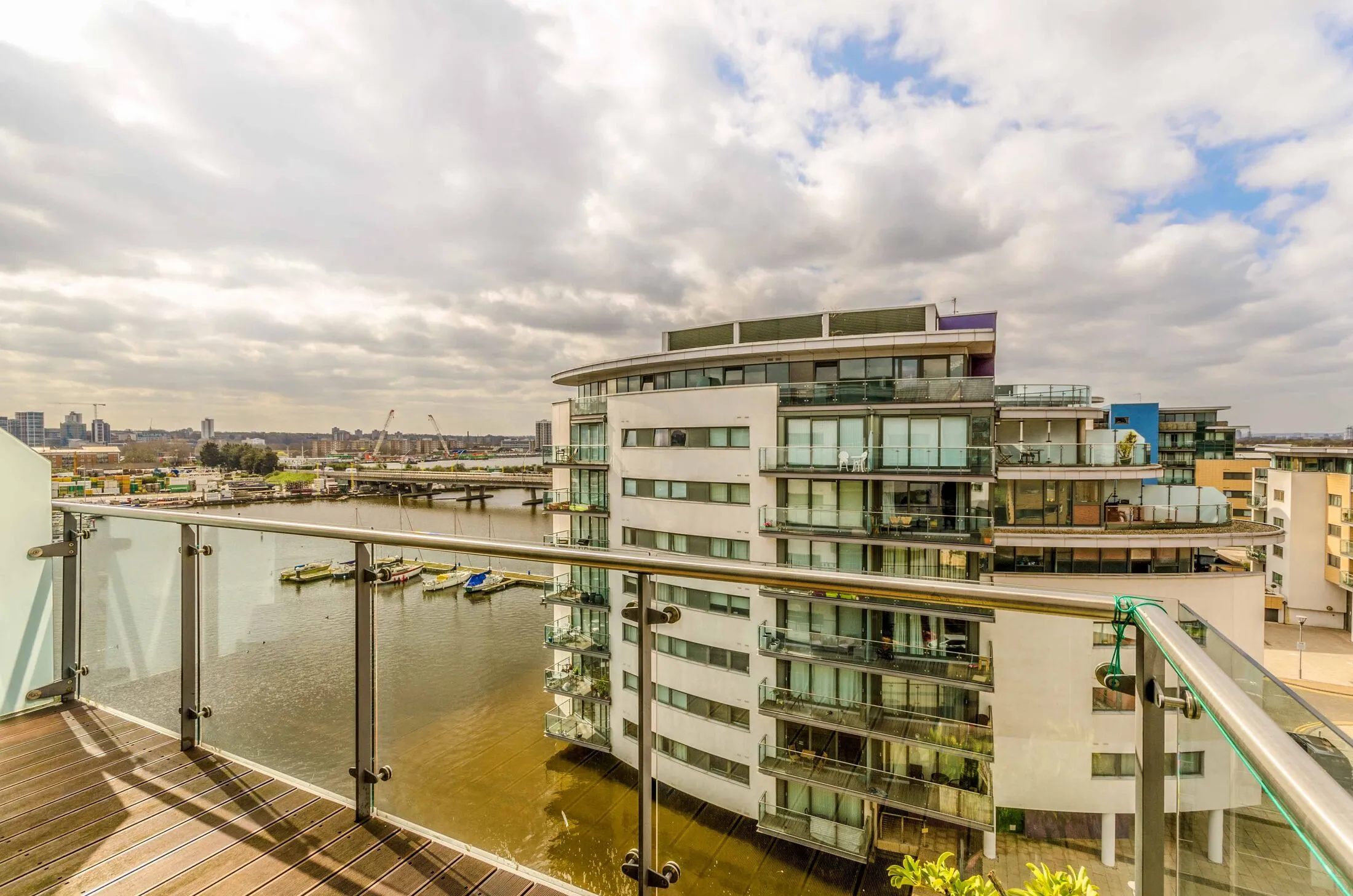 Flat Albert Basin Way in Greater London