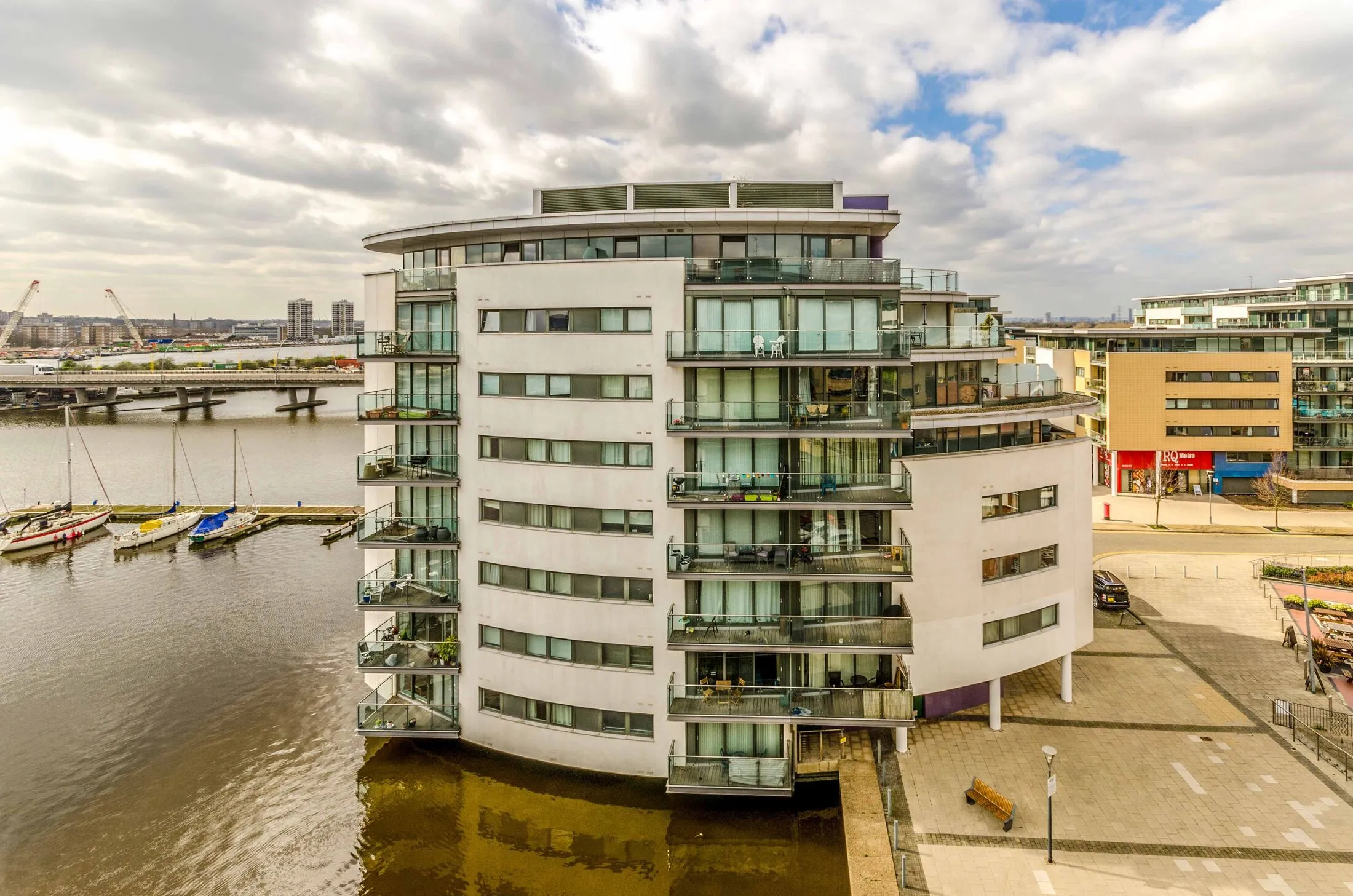 Flat Albert Basin Way in Greater London