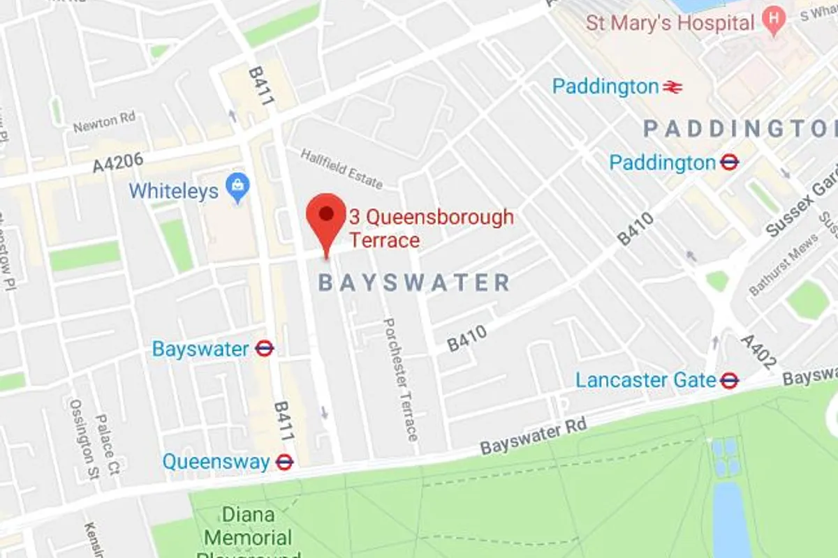 Flat Queensborough Terrace in City of Westminster
