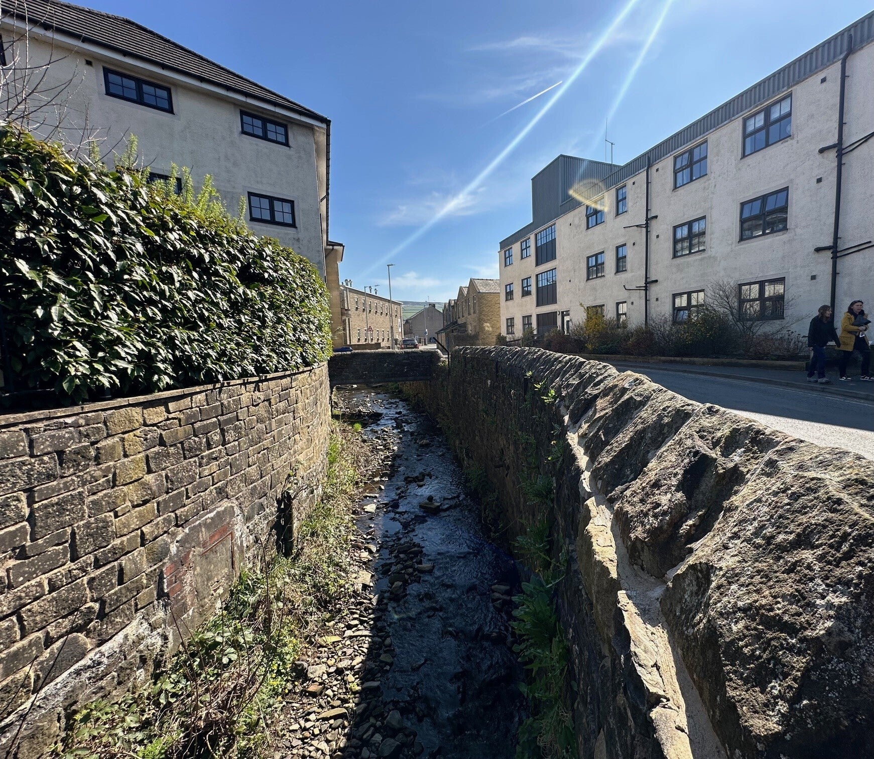 Flat School Lane in Borough of Pendle