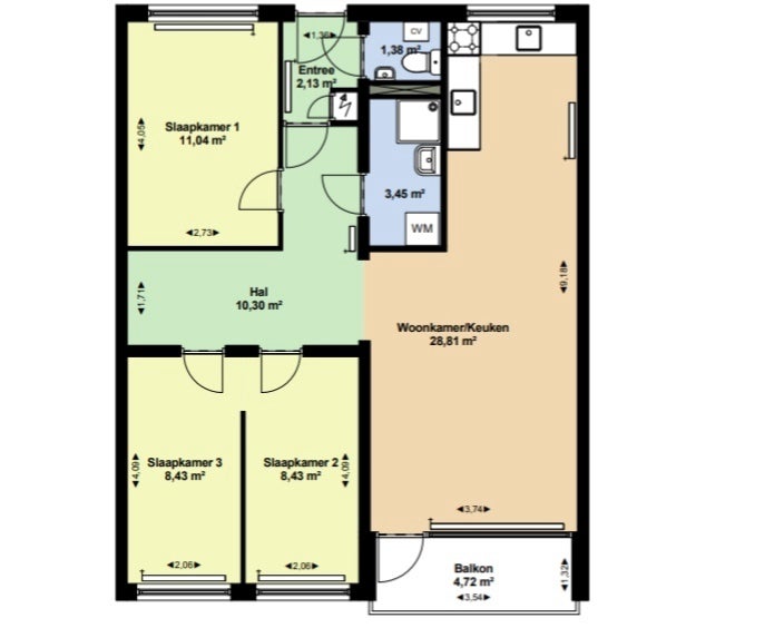 Appartement Mastbos 10