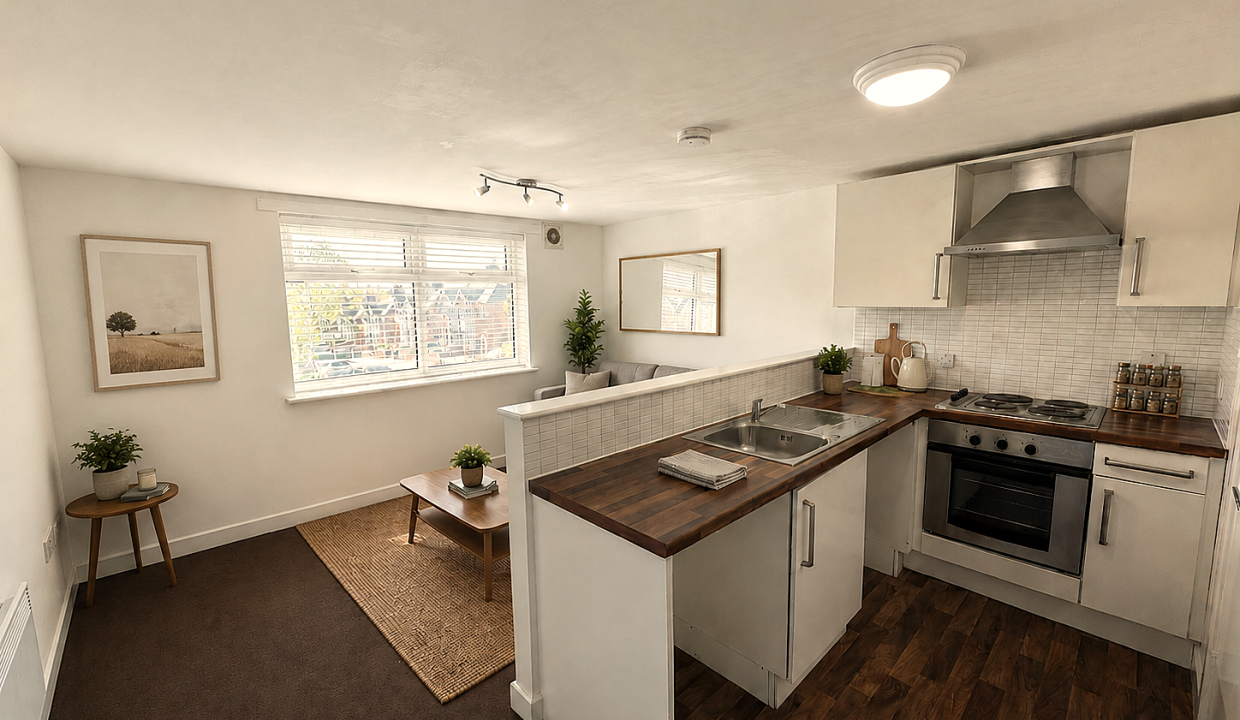 Flat Sandhurst Road in Leicester