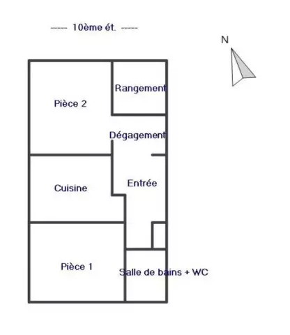 Appartement Rue Jean-Jacques Rousseau à Saint-Martin-d'Hères