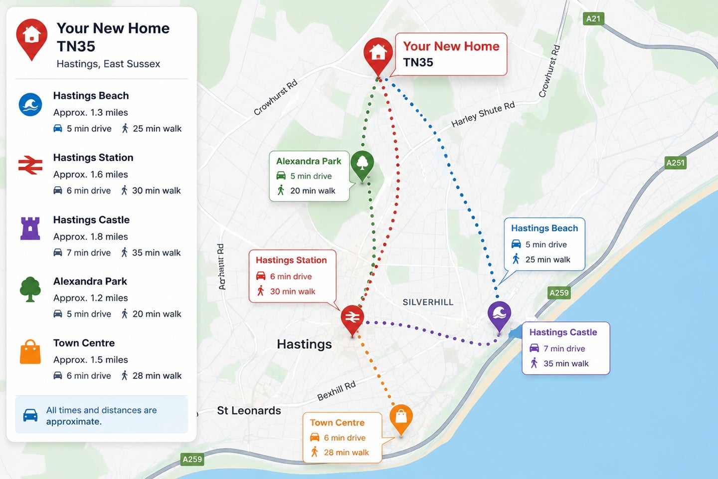 Flat Ashburnham Road in St Leonards