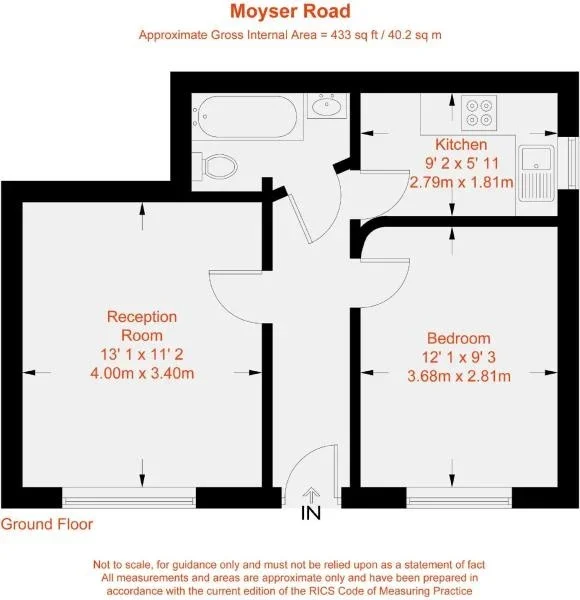 Flat Moyser Road in Greater London