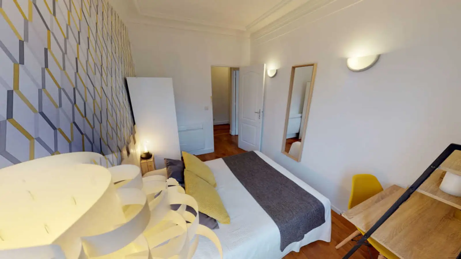 Chambre Rue de la Clef à Paris