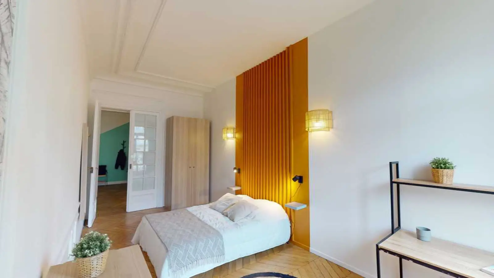 Chambre Rue Ampère à Paris