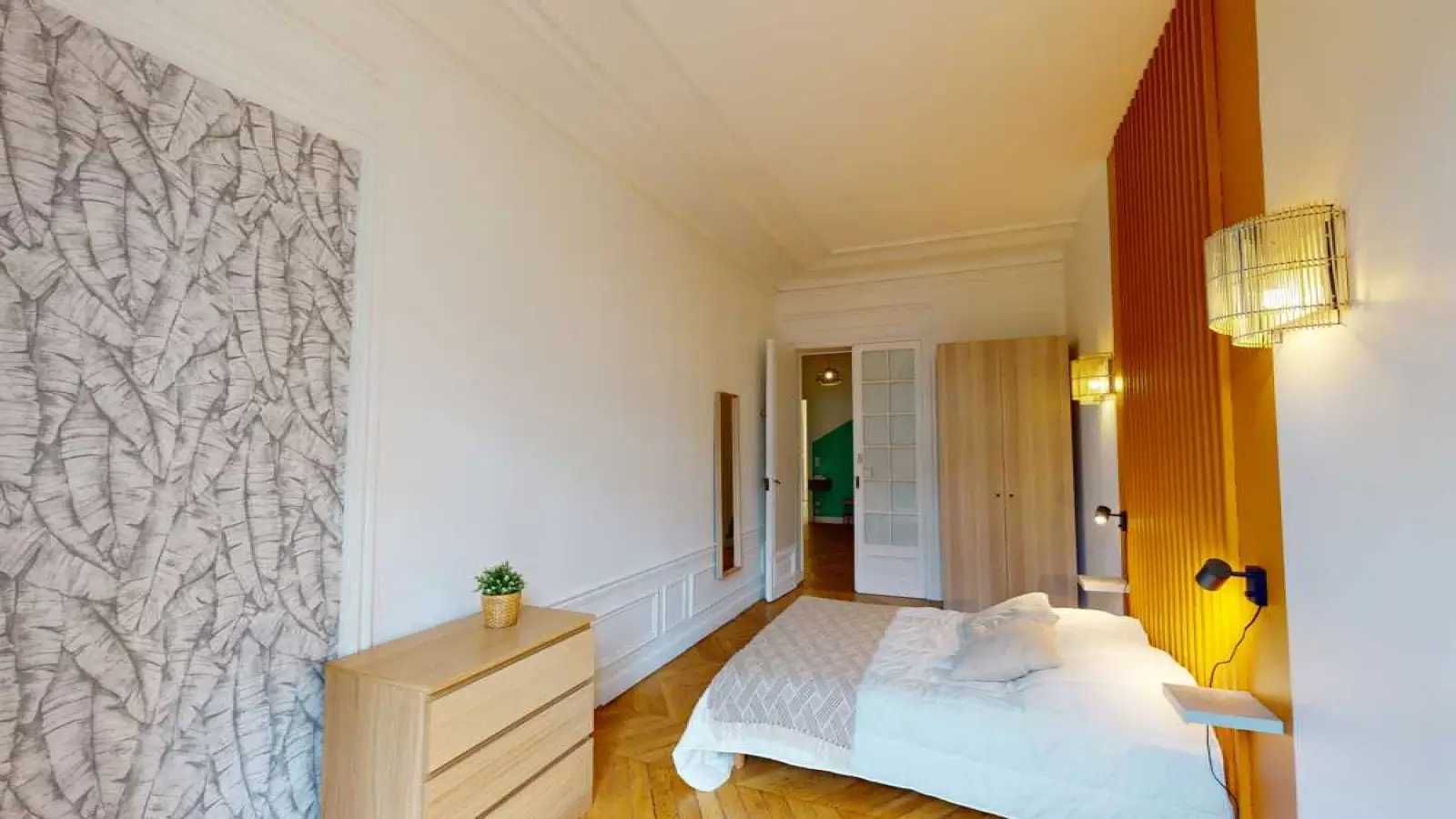 Chambre Rue Ampère à Paris