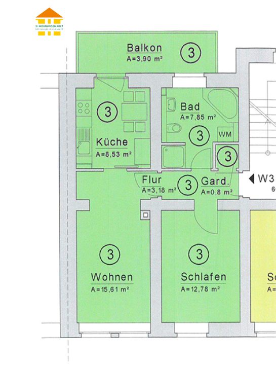 Wohnung Eulitzstraße in Chemnitz