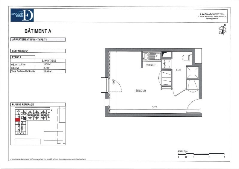 Appartement Rue Schyller à Villenave-d'Ornon