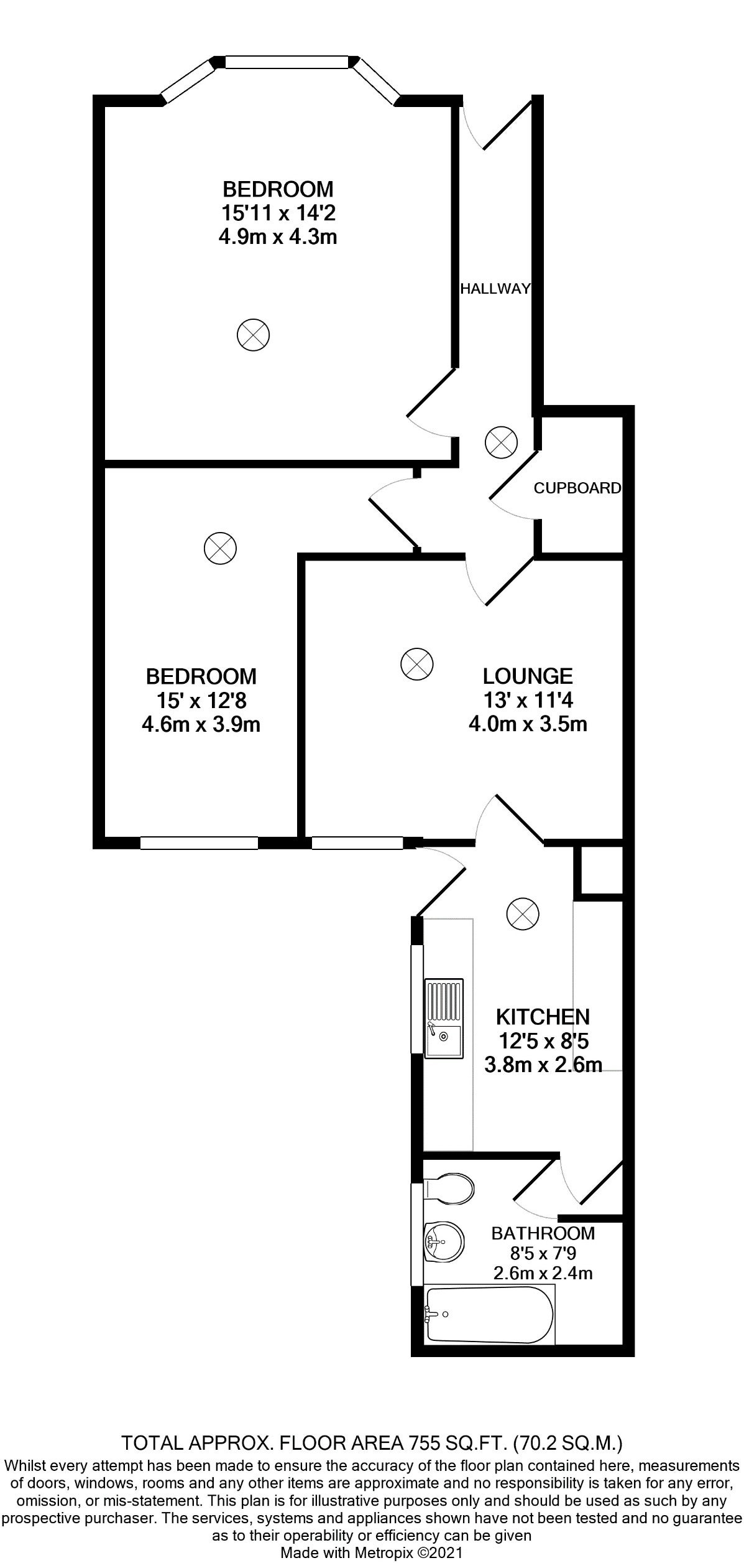 Flat Kelvin Grove in Newcastle upon Tyne