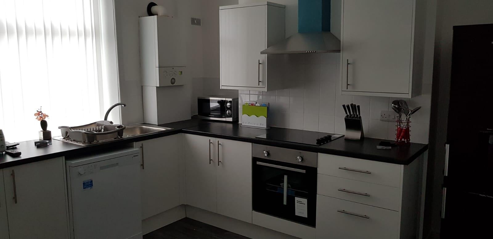 Flat Queensberry Road in Burnley