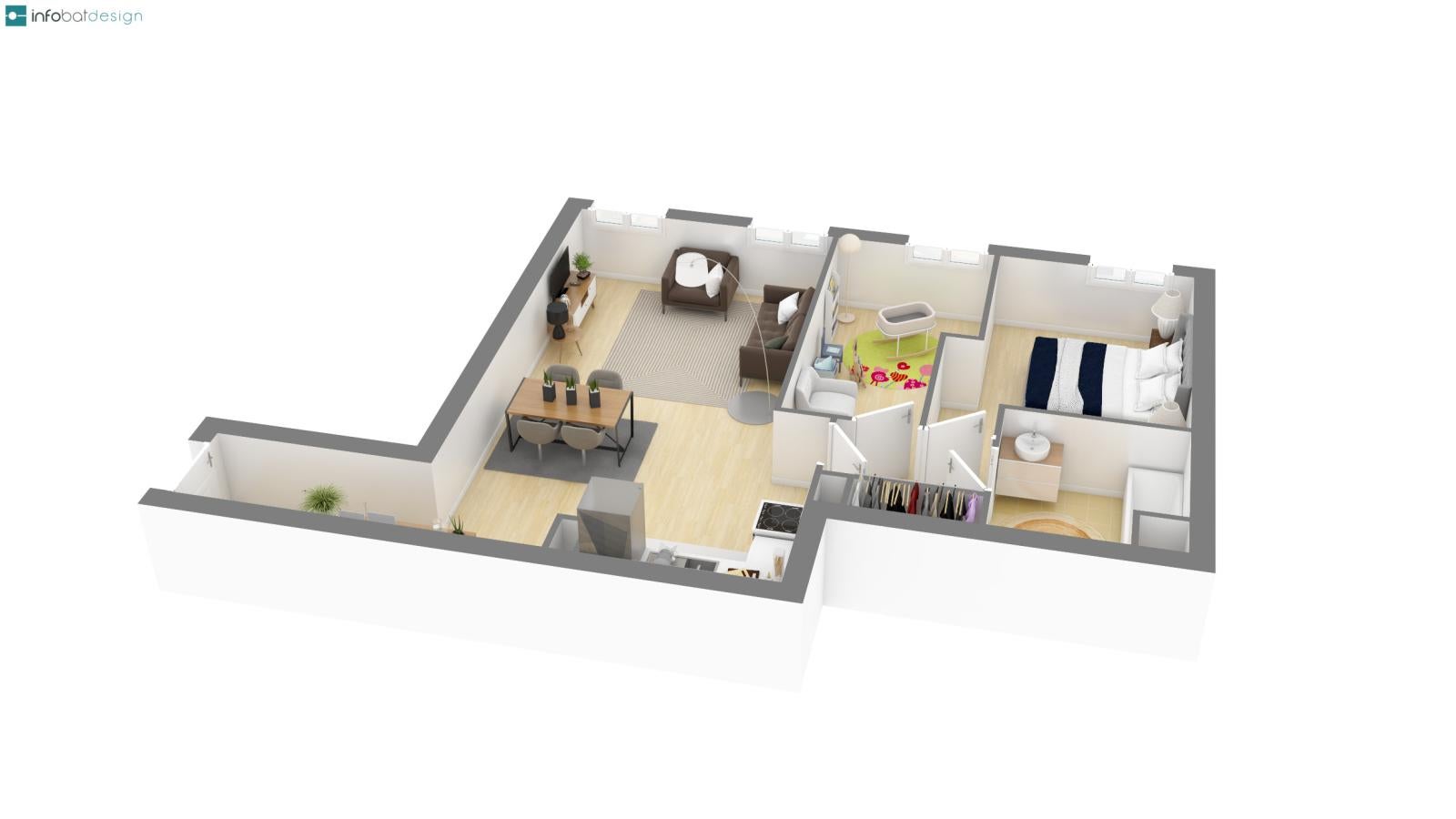 Appartement Rue de la République à Moissy-Cramayel