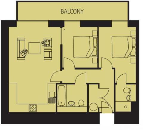 Flat Kelso Place in Manchester