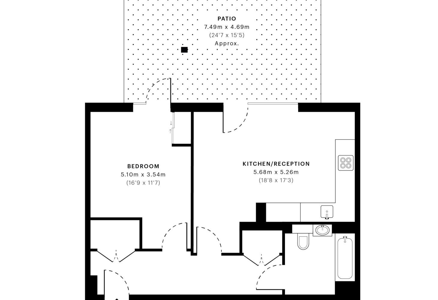 Flat Atlantis Avenue in Greater London