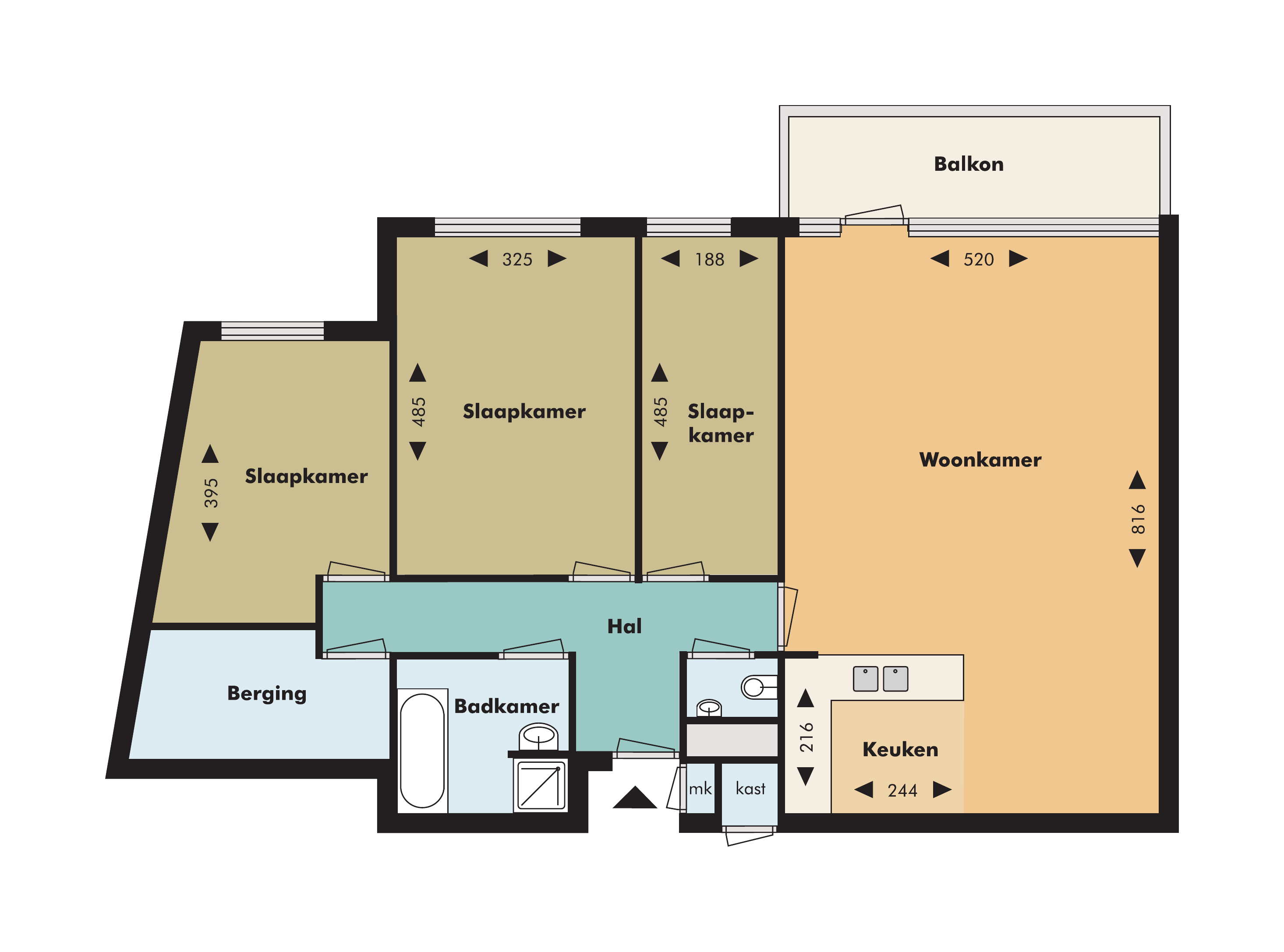 Appartement Venbergsemolen 161 in Eindhoven