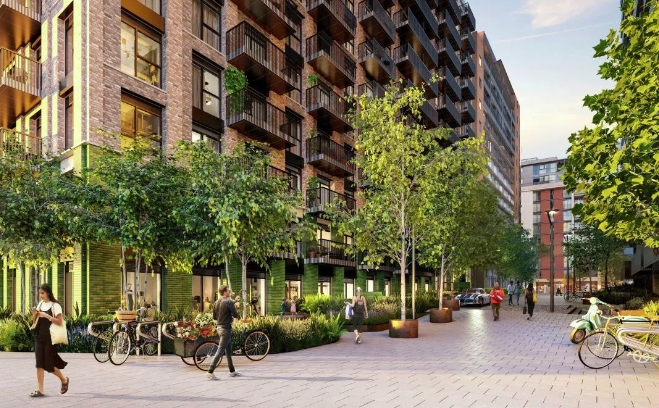 Flat Sandstone Lane in Greater London