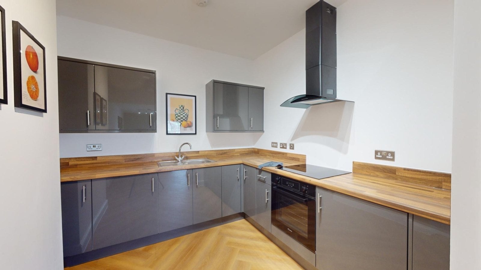 Flat Derby Road in Charnwood