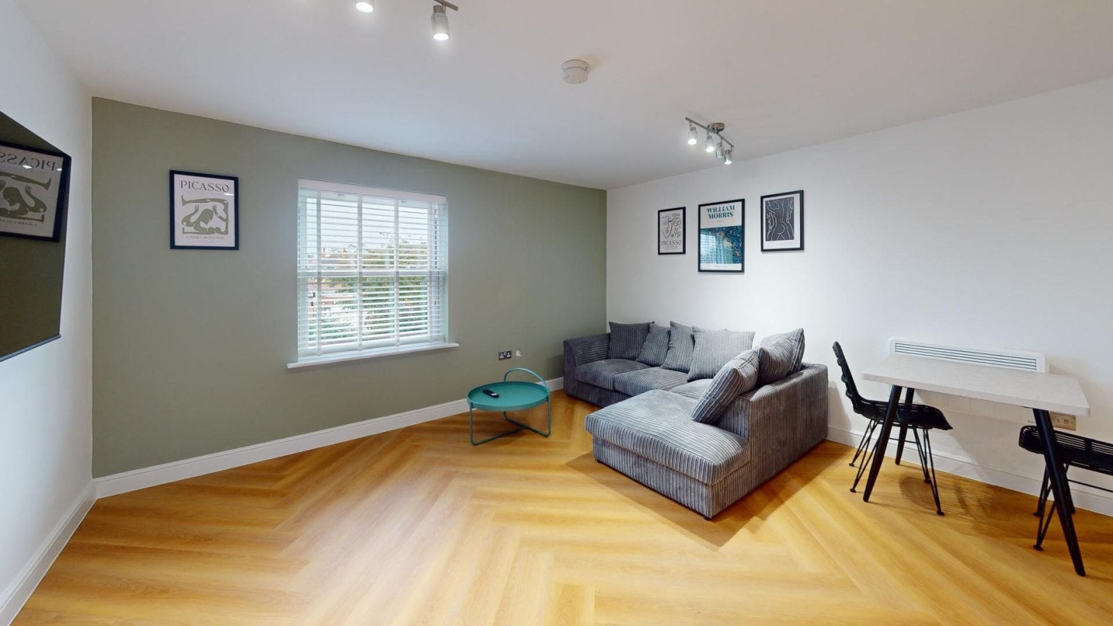 Flat Derby Road in Charnwood