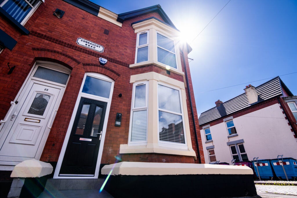 House Connaught Road in Liverpool