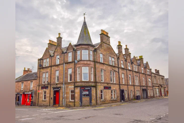 Flat Market Street in Forfar