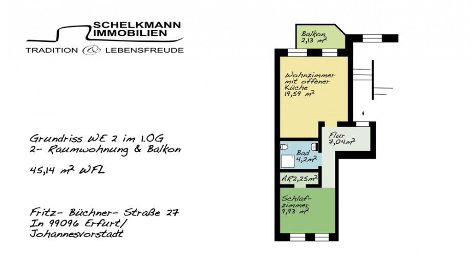 Wohnung Fritz-Büchner-Straße in Erfurt