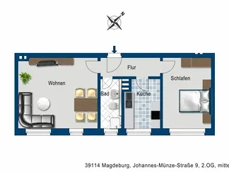 Wohnung Johannes-Münze-Straße in Magdeburg