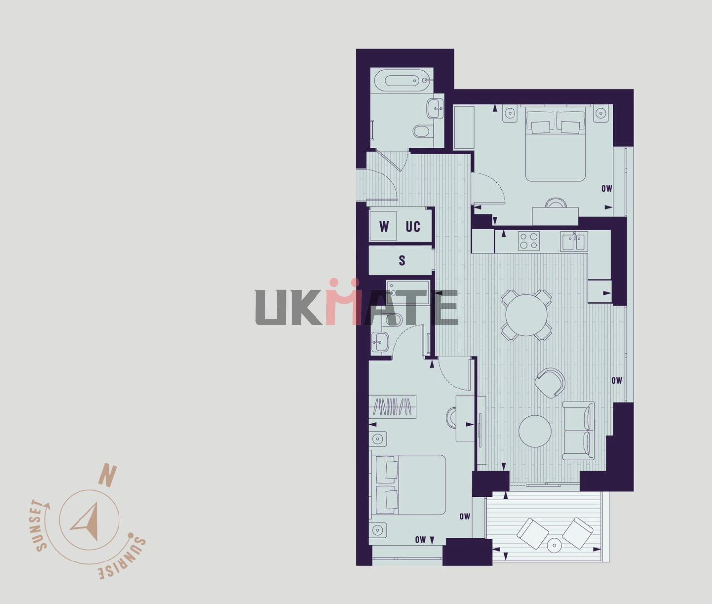 Flat Elephant Road in Greater London