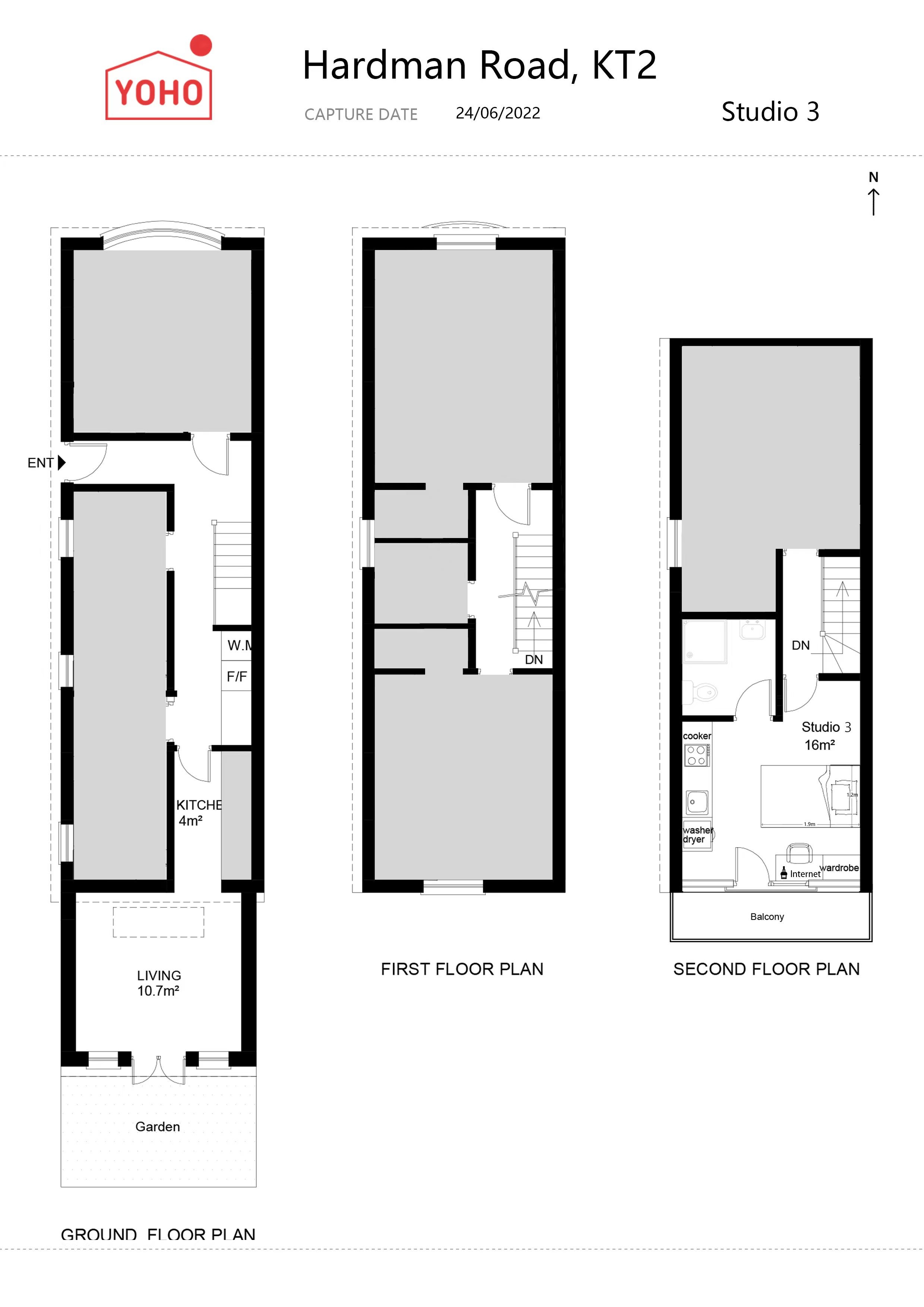 Flat Hardman Road in Greater London