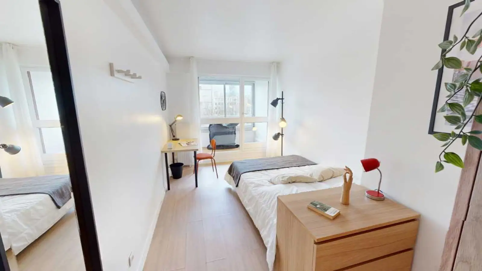 Chambre Esplanade Charles de Gaulle à Nanterre