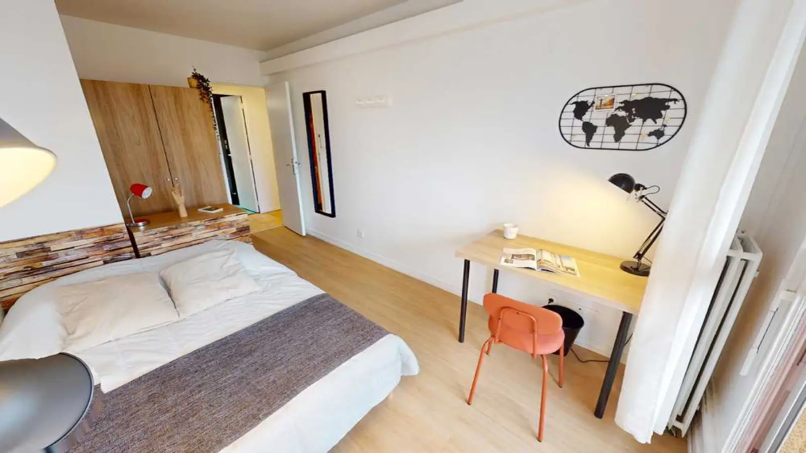 Chambre Esplanade Charles de Gaulle à Nanterre