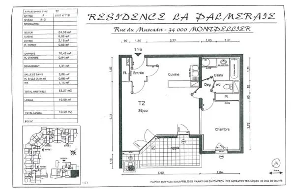 Flat Rue Joseph Kessel in Montpellier