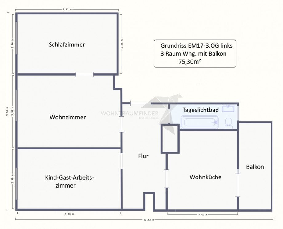 Wohnung Erich-Mühsam-Straße in Chemnitz
