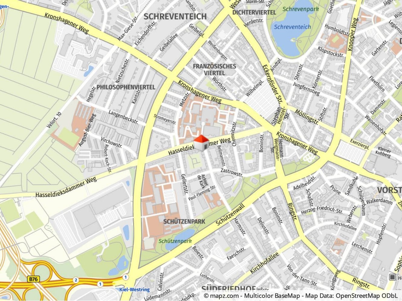 Wohnung Hasseldieksdammer Weg in Kiel
