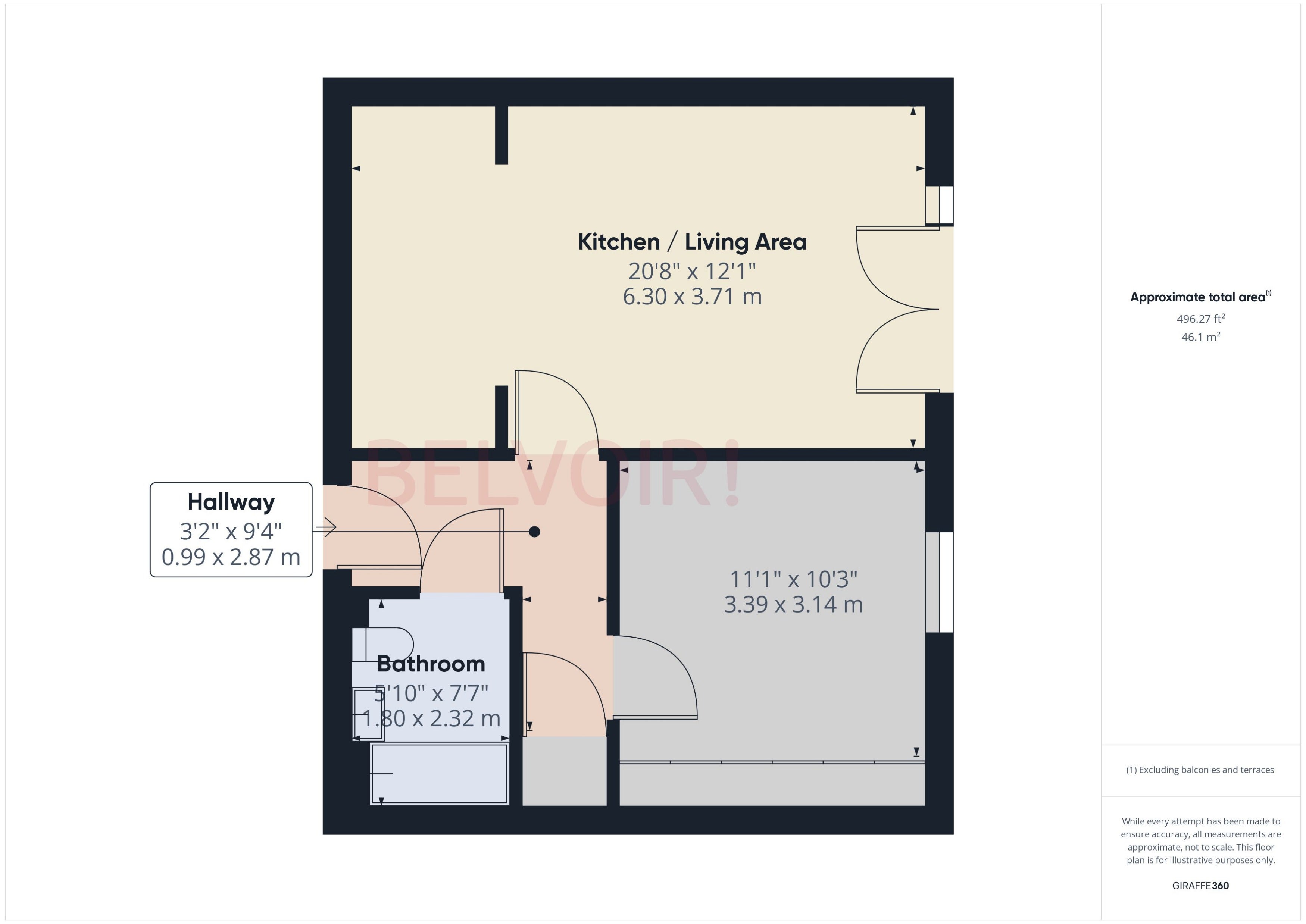 Flat Priestley Road in Basingstoke and Deane