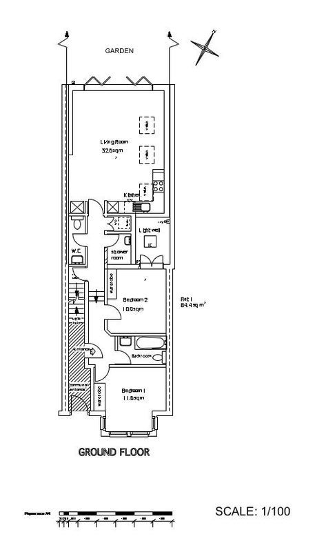 Flat Garratt Lane in Greater London
