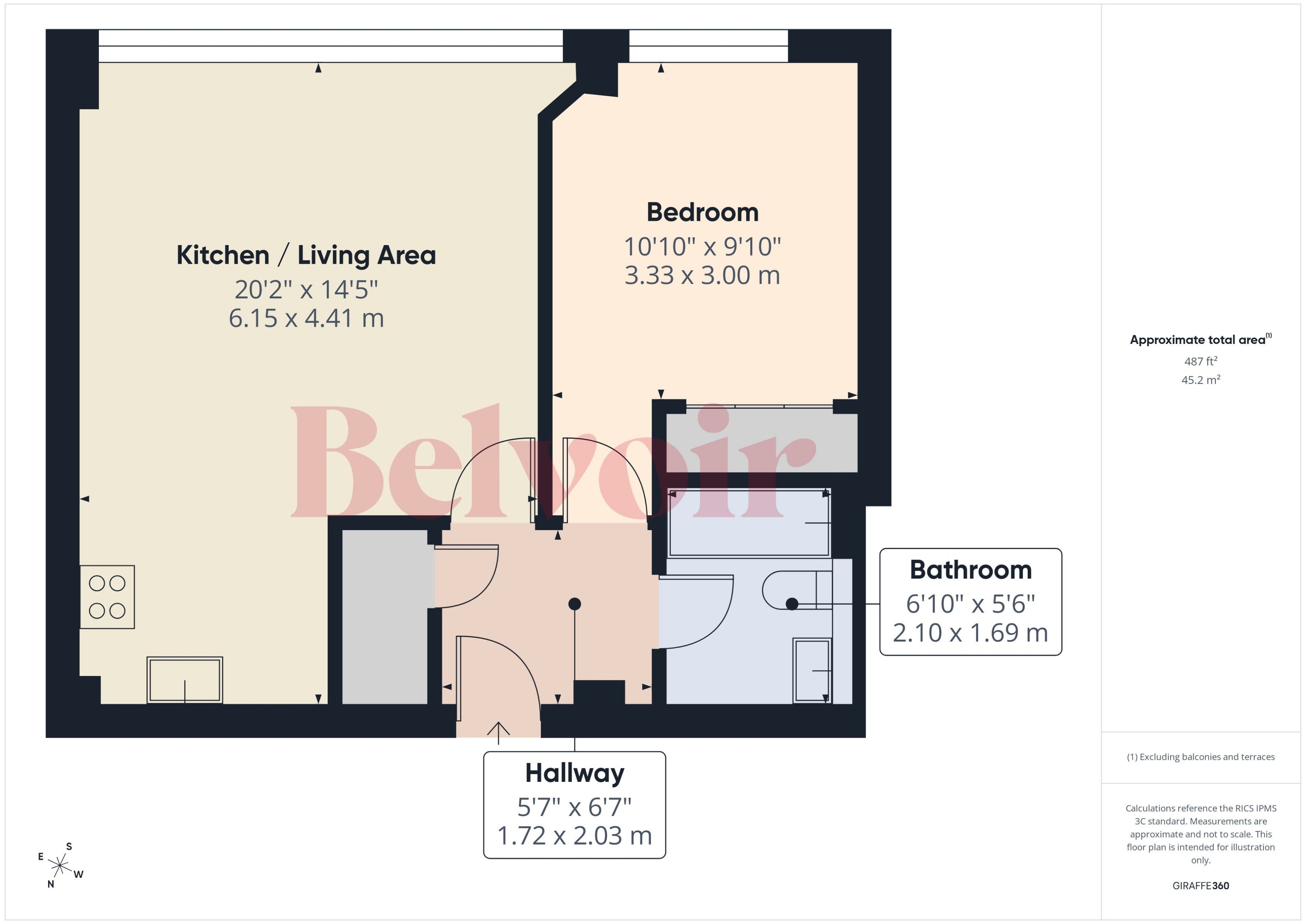 Flat Barclays Churchill Plaza in Basingstoke and Deane