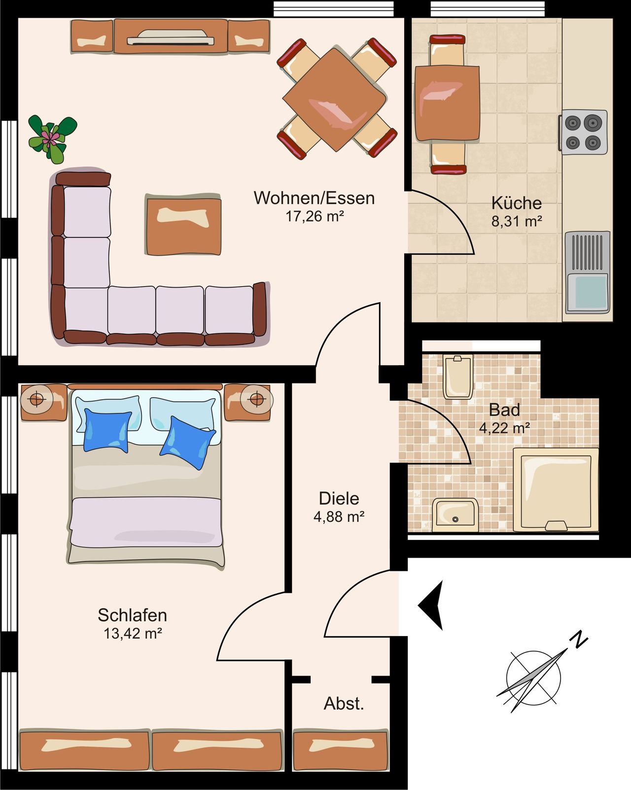 Wohnung Kochstraße in Aachen