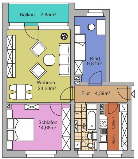 Wohnung Käthe-Kollwitz-Straße in Großenhain