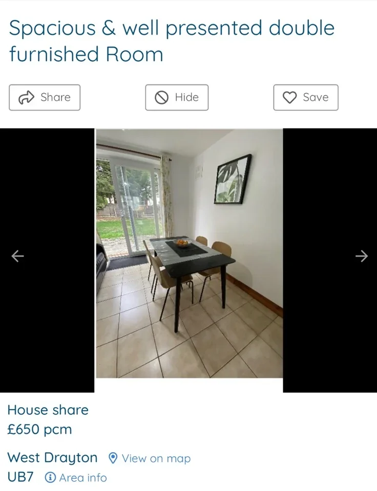 Room Rutters Close in Greater London