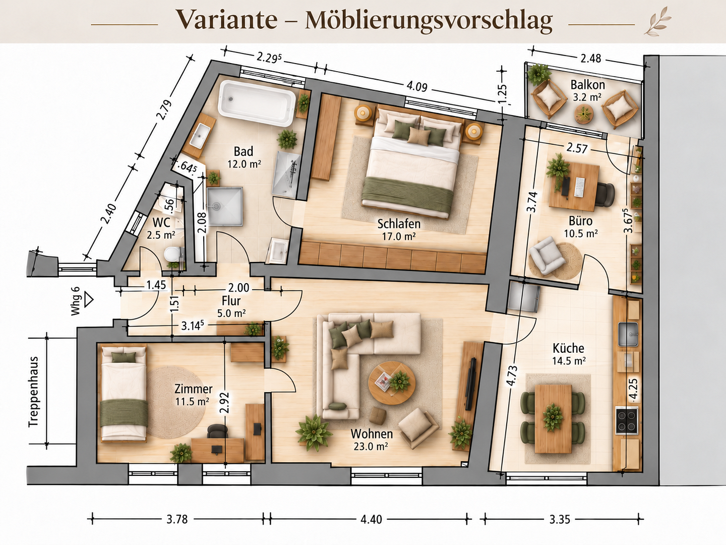 Wohnung Rheinstraße in Solingen