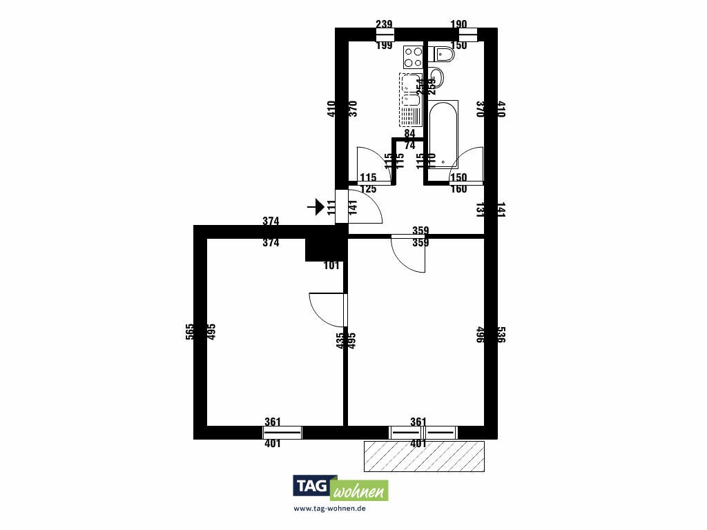 Wohnung Straße der Jugend in Sondershausen