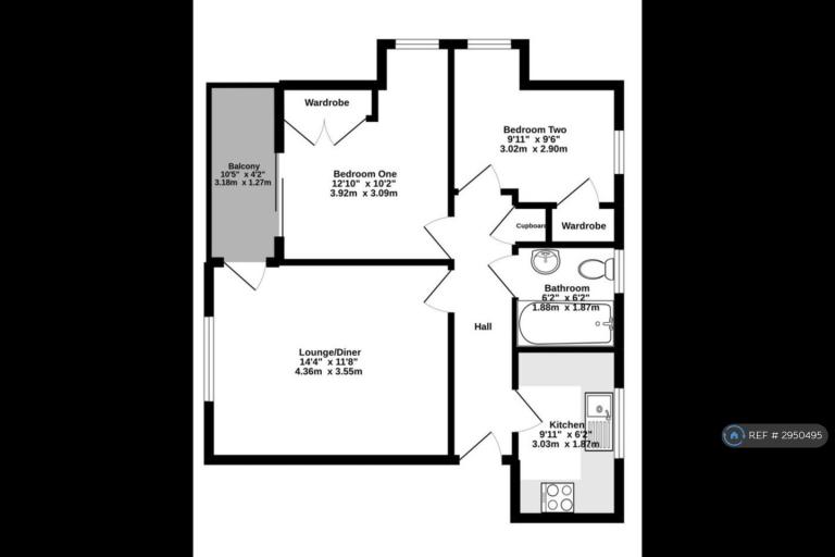 Flat Poppleton Close in Coventry