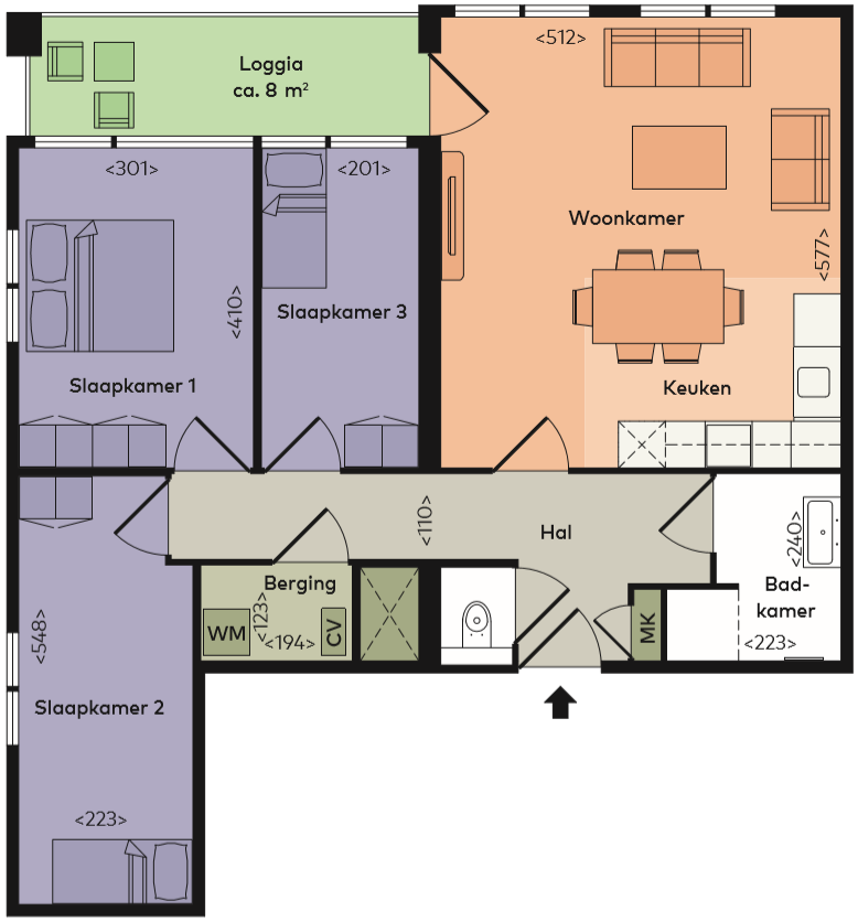 Appartement Bètaplein 278 in Leiden