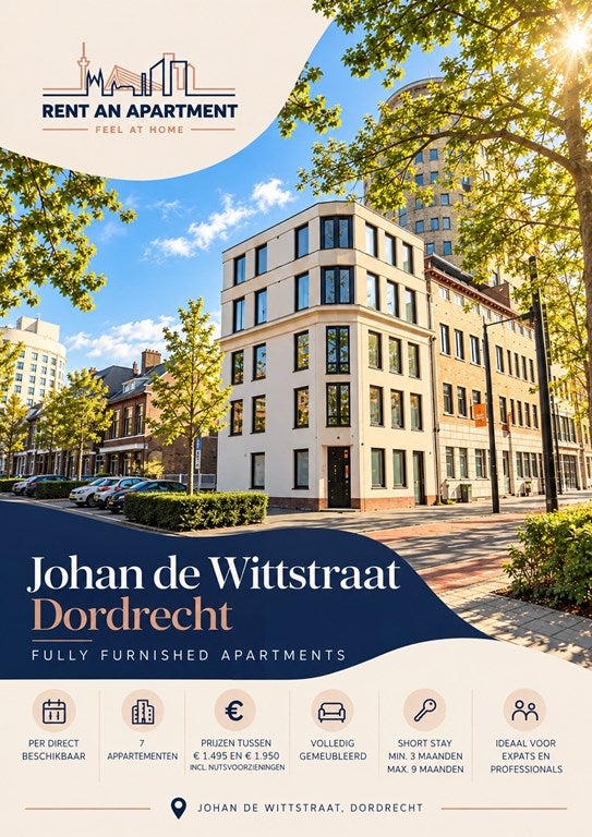 Appartement Johan de Wittstraat in Dordrecht