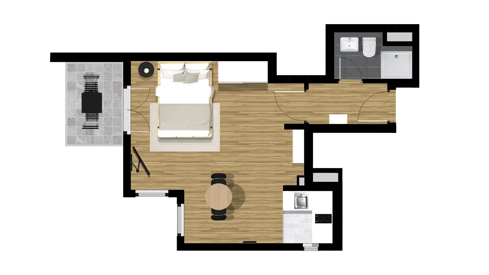 Wohnung Klüberstraße in Frankfurt am Main