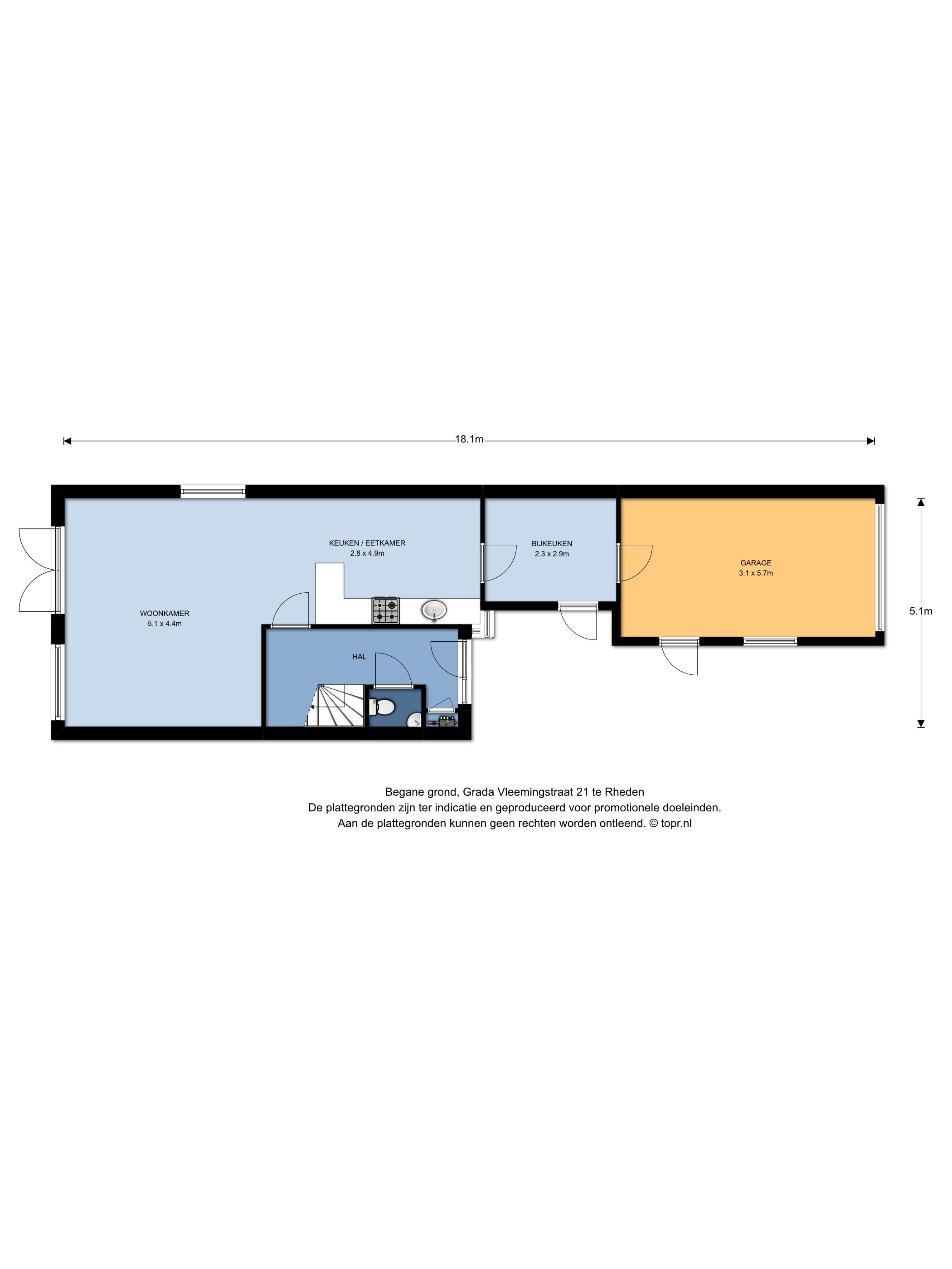 Hoekwoning te koop: Grada Vleemingstraat 21, Rheden