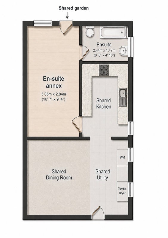 Room Rowan Road in Swanley